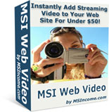 MSI Web Video Streaming